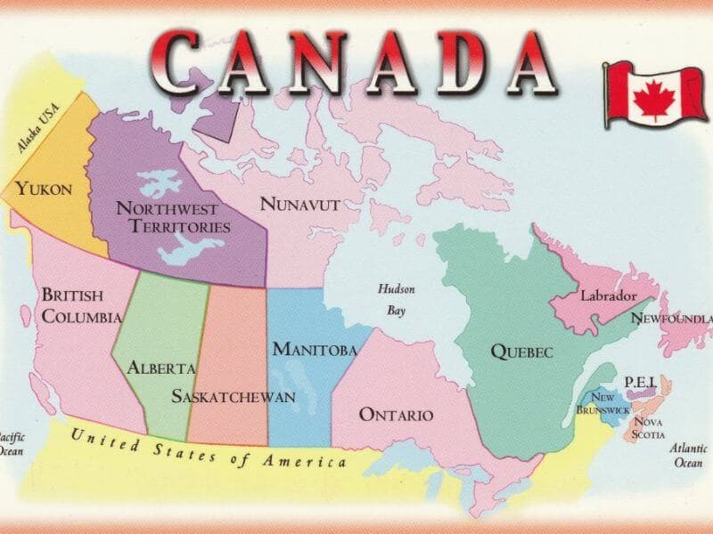Hiện có 10 bang Canada và 3 vùng lãnh thổ tự trị