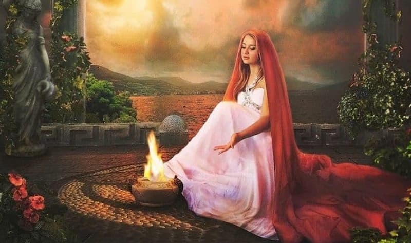 Nữ thần Hestia cao thượng, ôn hòa