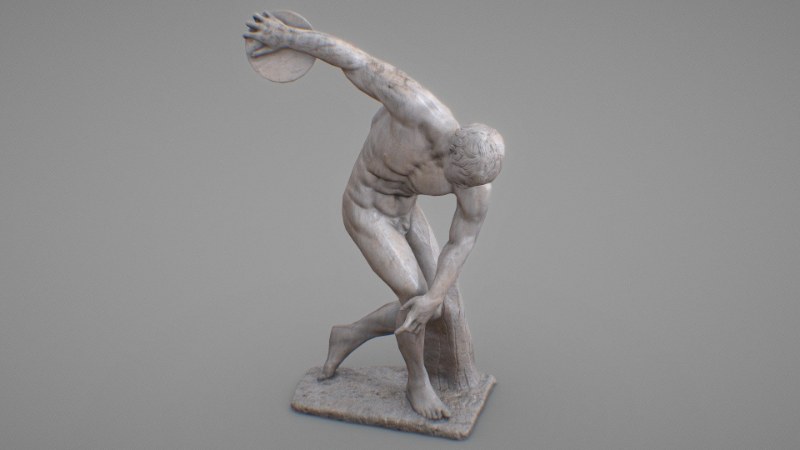 Discobolus của Myron là vận động viên ném đĩa