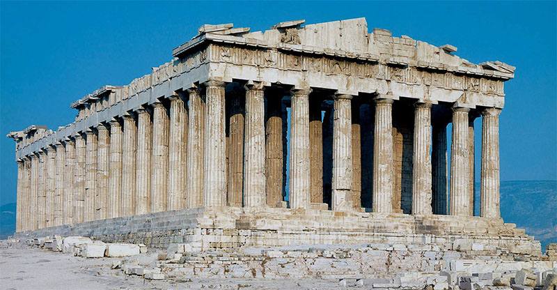 Đền Parthenon qua thời gian