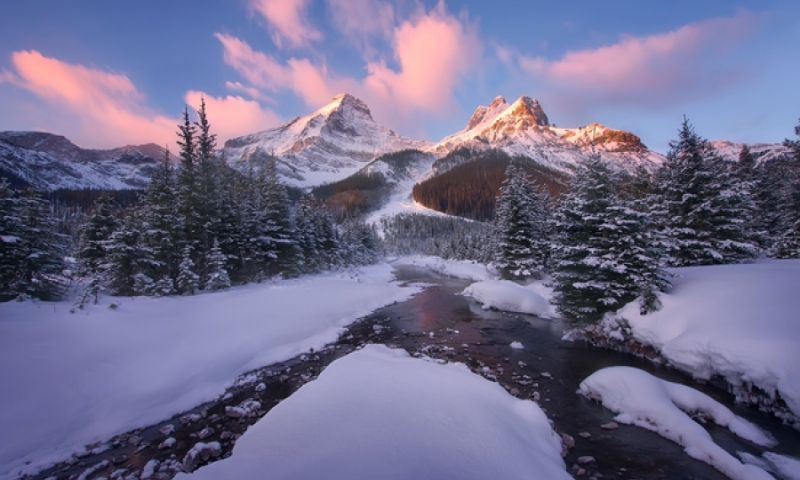 Mùa đông tại núi Rockies 