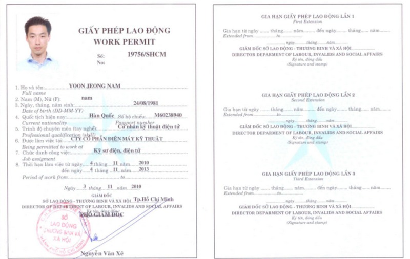 The role of a work permit in practice